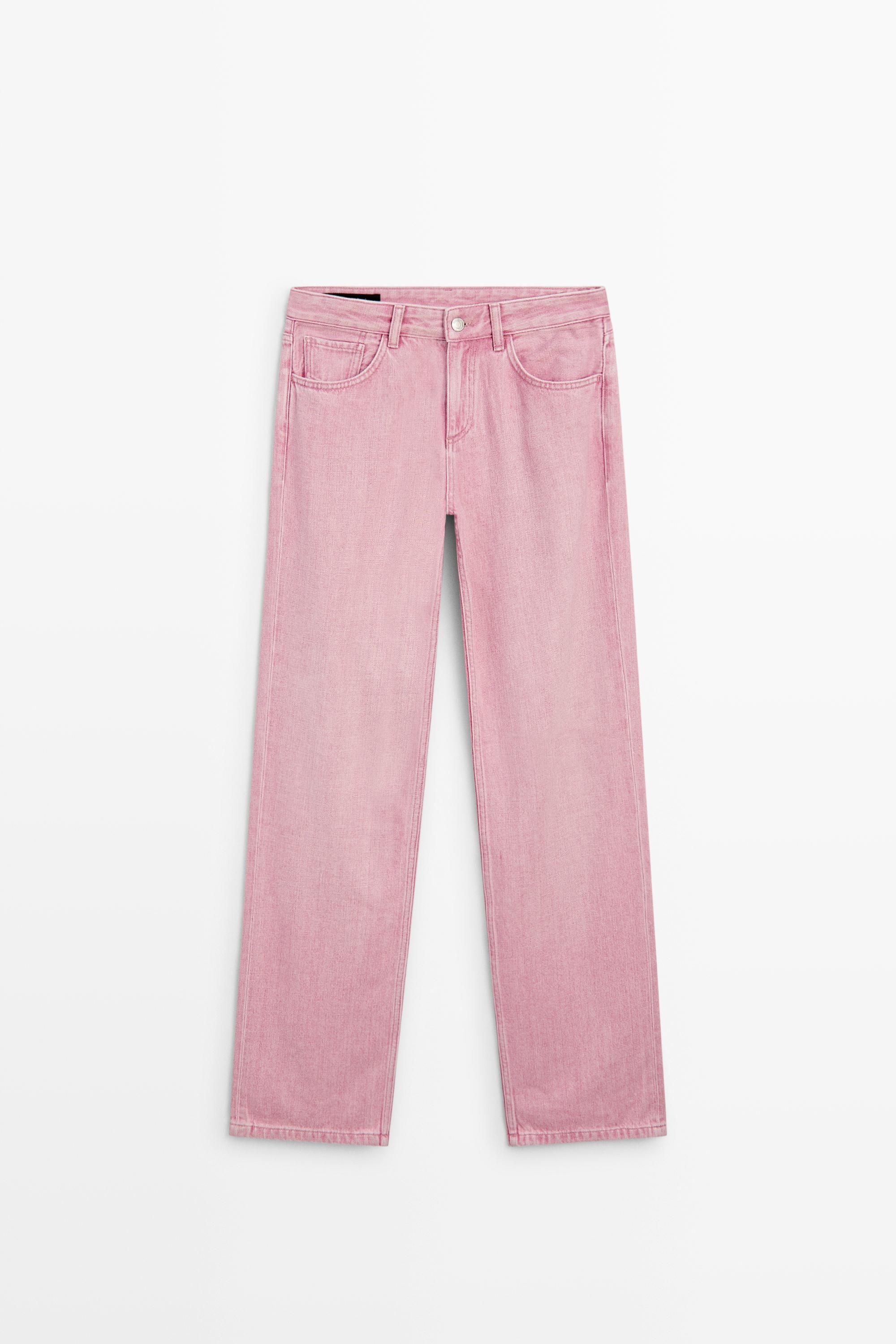 Jean straight taille basse